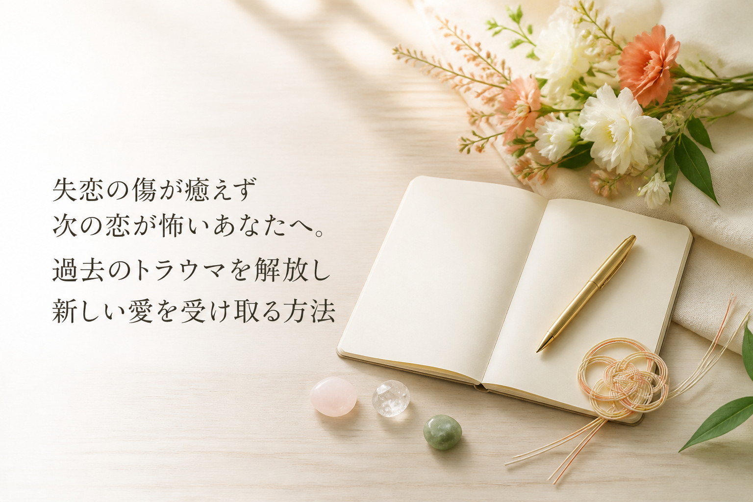 失恋の傷が癒えず次の恋が怖いあなたへ。過去のトラウマを解放し新しい愛を受け取る方法