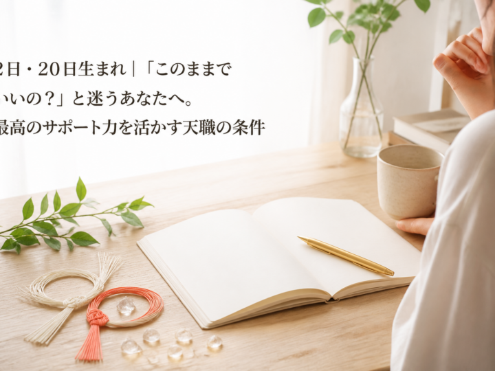 2日・20日生まれ｜「このままでいいの？」と迷うあなたへ。最高のサポート力を活かす天職の条件