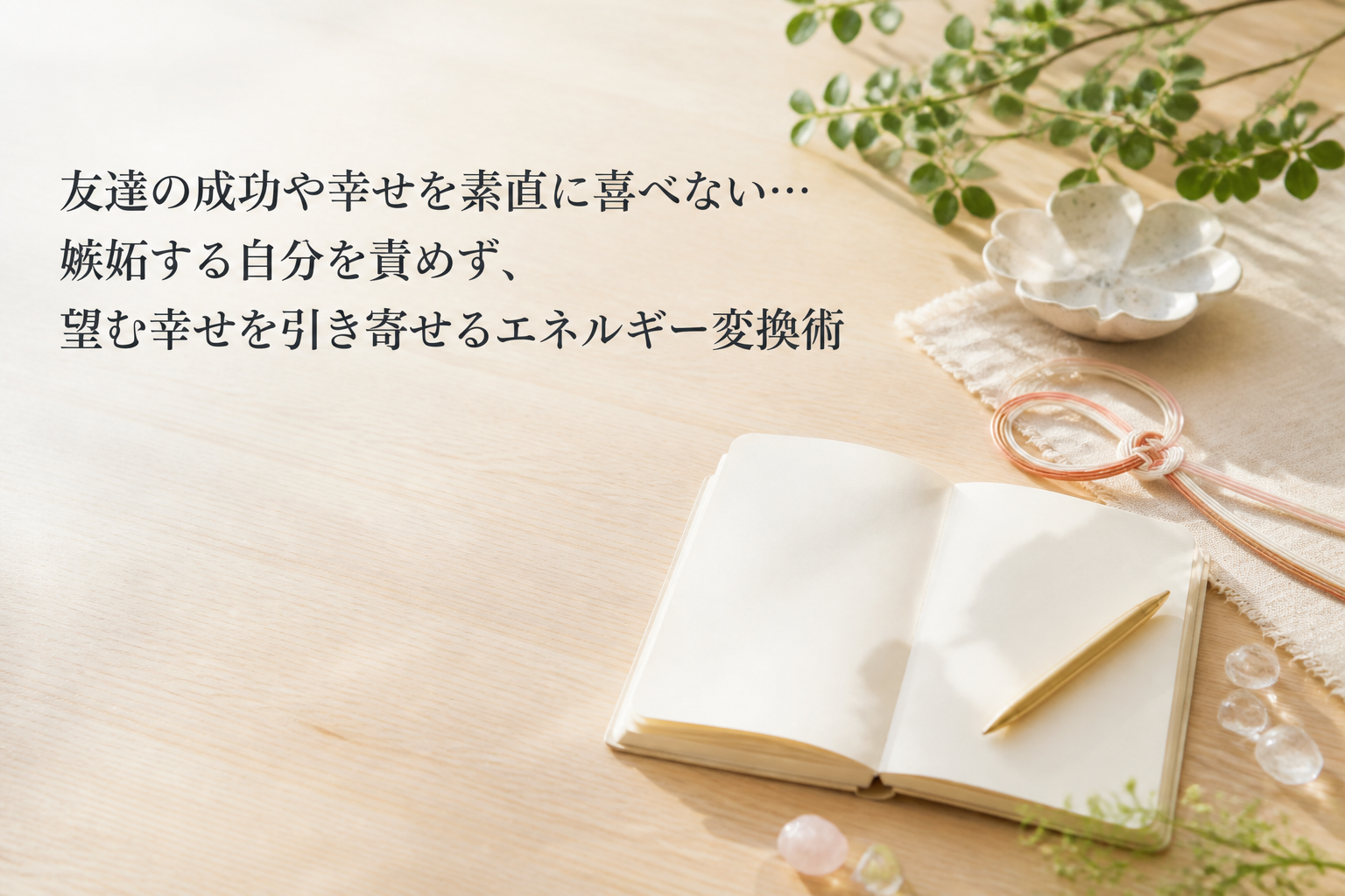 友達の成功や幸せを素直に喜べない…嫉妬する自分を責めず、望む幸せを引き寄せるエネルギー変換術