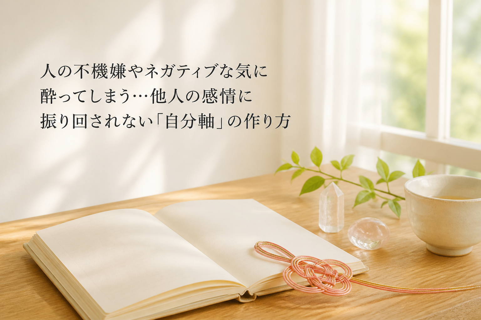 人の不機嫌やネガティブな気に酔ってしまう…他人の感情に振り回されない「自分軸」の作り方