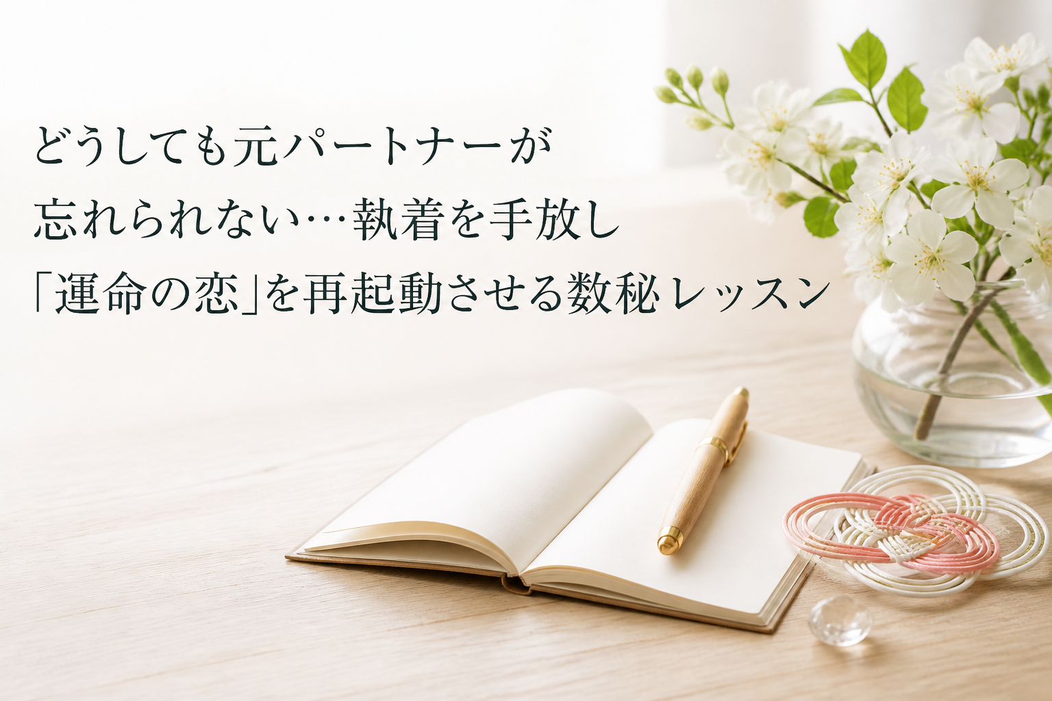 どうしても元パートナーが忘れられない…執着を手放し「運命の恋」を再起動させる数秘レッスン