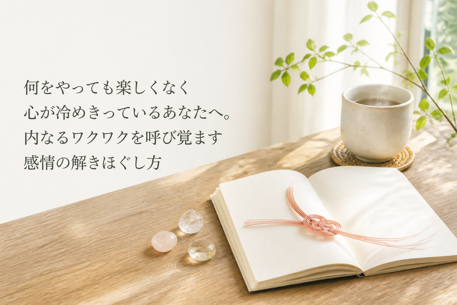 何をやっても楽しくなく心が冷めきっているあなたへ。内なるワクワクを呼び覚ます感情の解きほぐし方