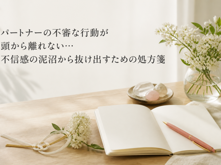 パートナーの不審な行動が頭から離れない…不信感の泥沼から抜け出すための処方箋