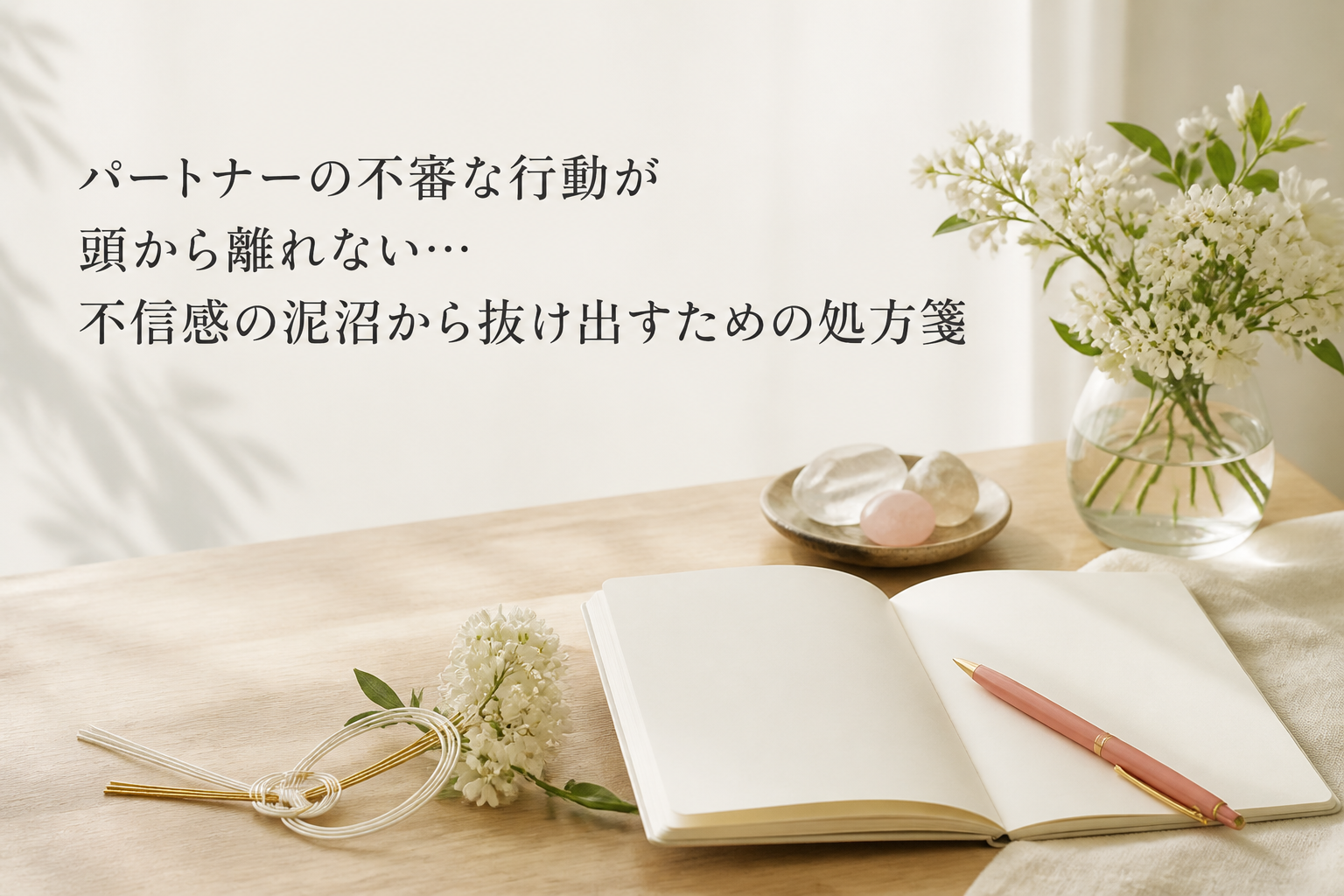 パートナーの不審な行動が頭から離れない…不信感の泥沼から抜け出すための処方箋