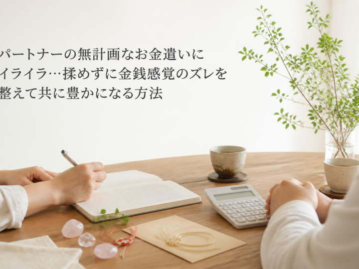 パートナーの無計画なお金遣いにイライラ…揉めずに金銭感覚のズレを整えて共に豊かになる方法