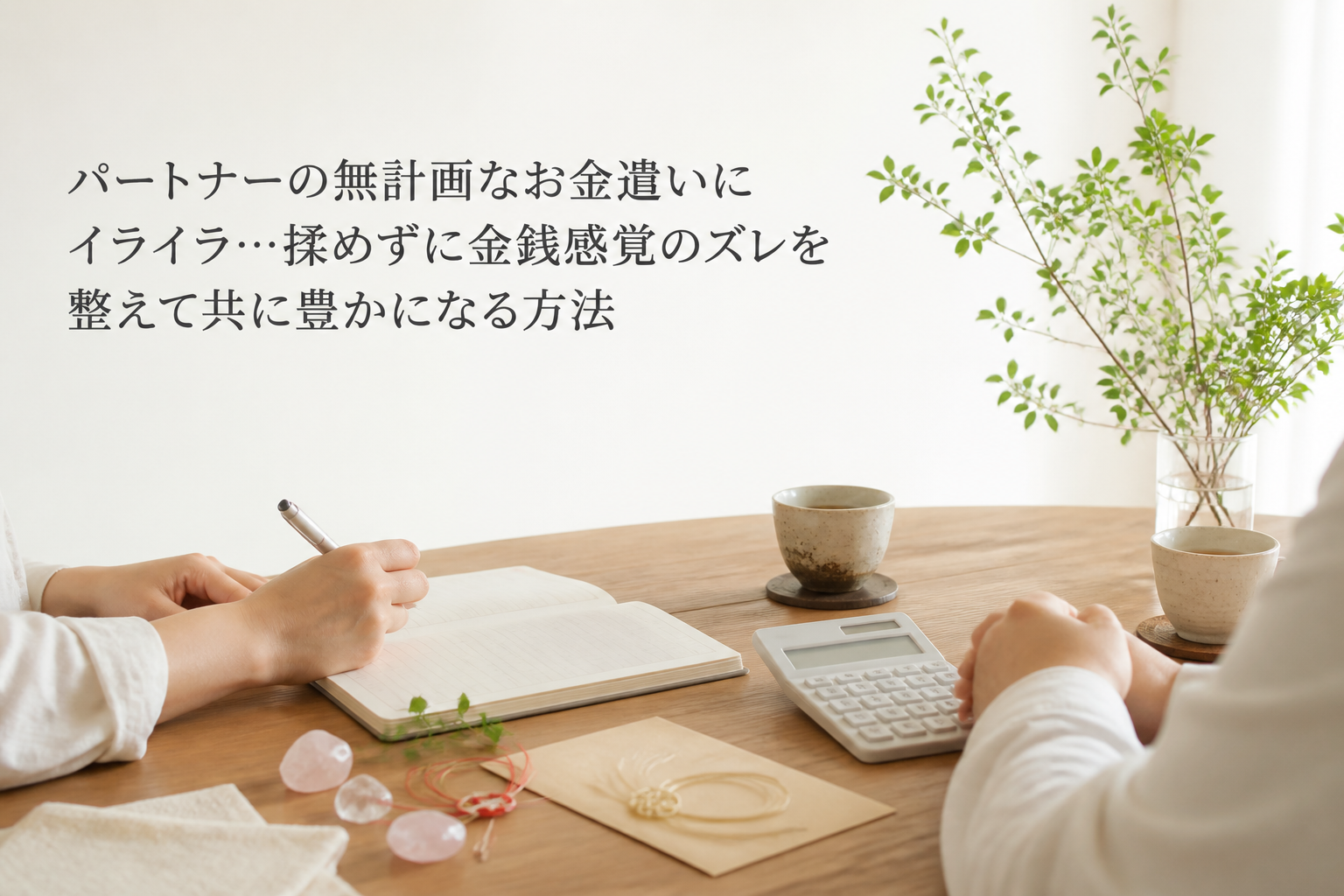 パートナーの無計画なお金遣いにイライラ…揉めずに金銭感覚のズレを整えて共に豊かになる方法