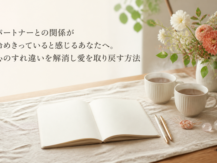 パートナーとの関係が冷めきっていると感じるあなたへ。心のすれ違いを解消し愛を取り戻す方法