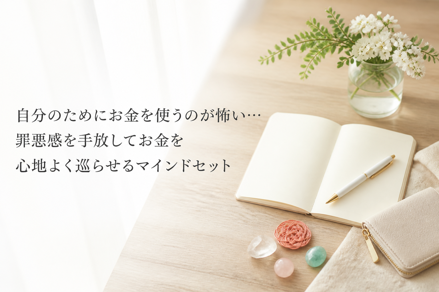 自分のためにお金を使うのが怖い…罪悪感を手放してお金を心地よく巡らせるマインドセット