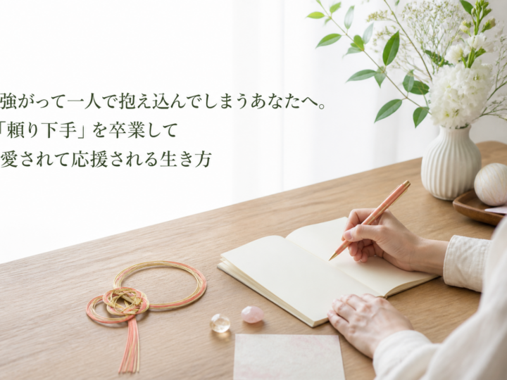 強がって一人で抱え込んでしまうあなたへ。「頼り下手」を卒業して愛されて応援される生き方