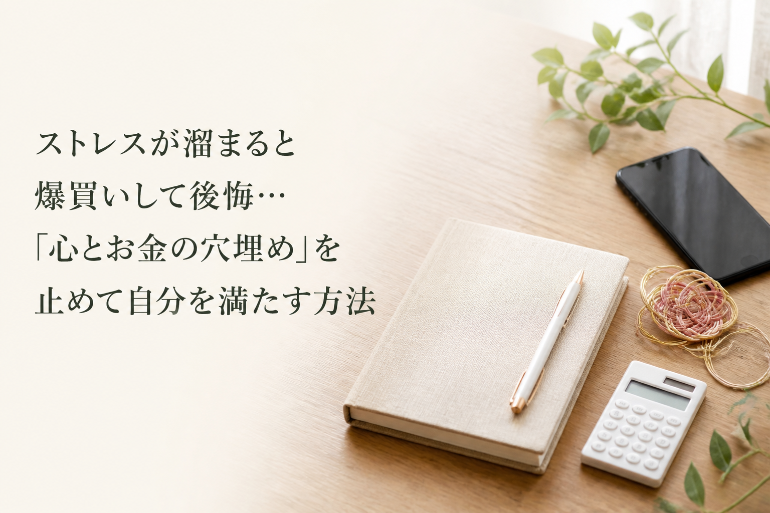 ストレスが溜まると爆買いして後悔…「心とお金の穴埋め」を止めて自分を満たす方法