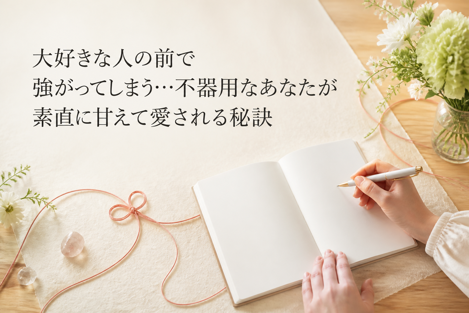 大好きな人の前で強がってしまう…不器用なあなたが素直に甘えて愛される秘訣