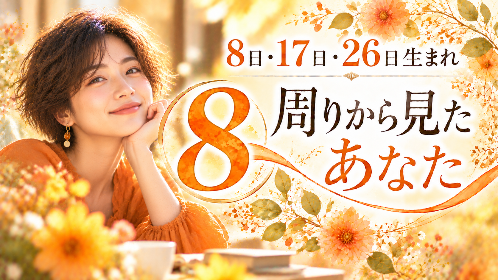 8・17・26日生まれ｜周りから見たあなた